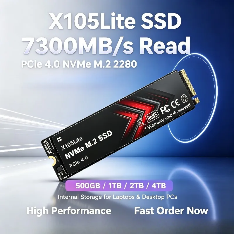 NEW X105Lite 500GB-4TB PCIe 4. - огляд і ціна M.2 Nvme 4Tb Pcie 4.0 Ssd