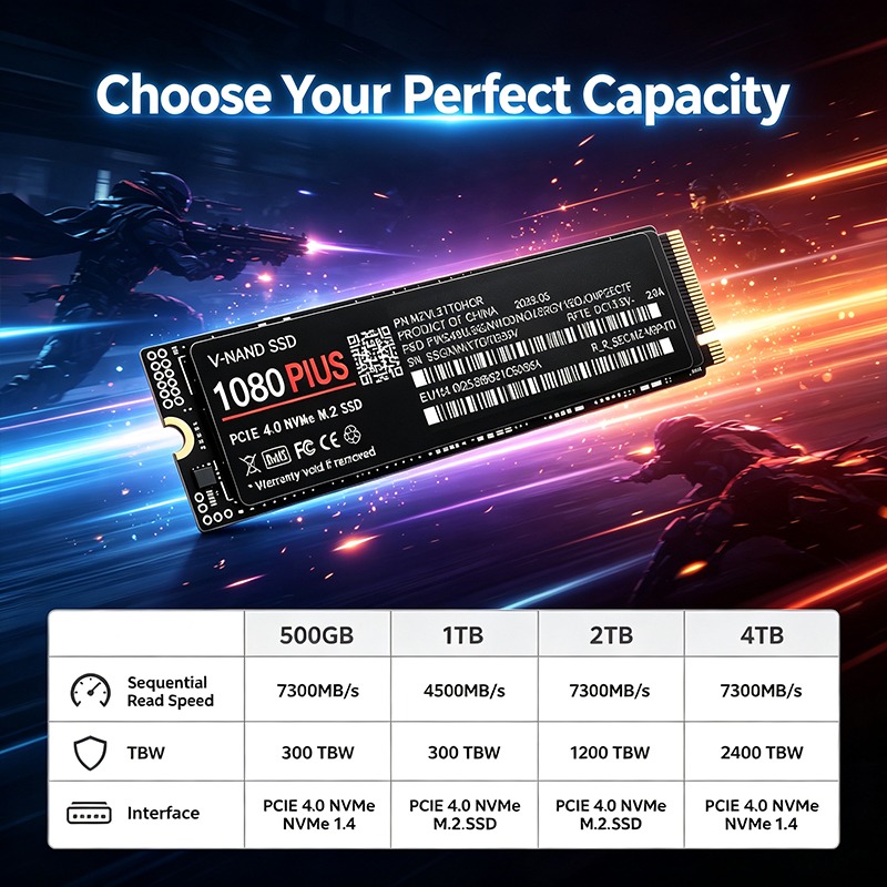 1080 Plus M.2 NVMe PCIe 4.0 So - огляд і ціна M.2 Nvme 4Tb Pcie 4.0 Ssd