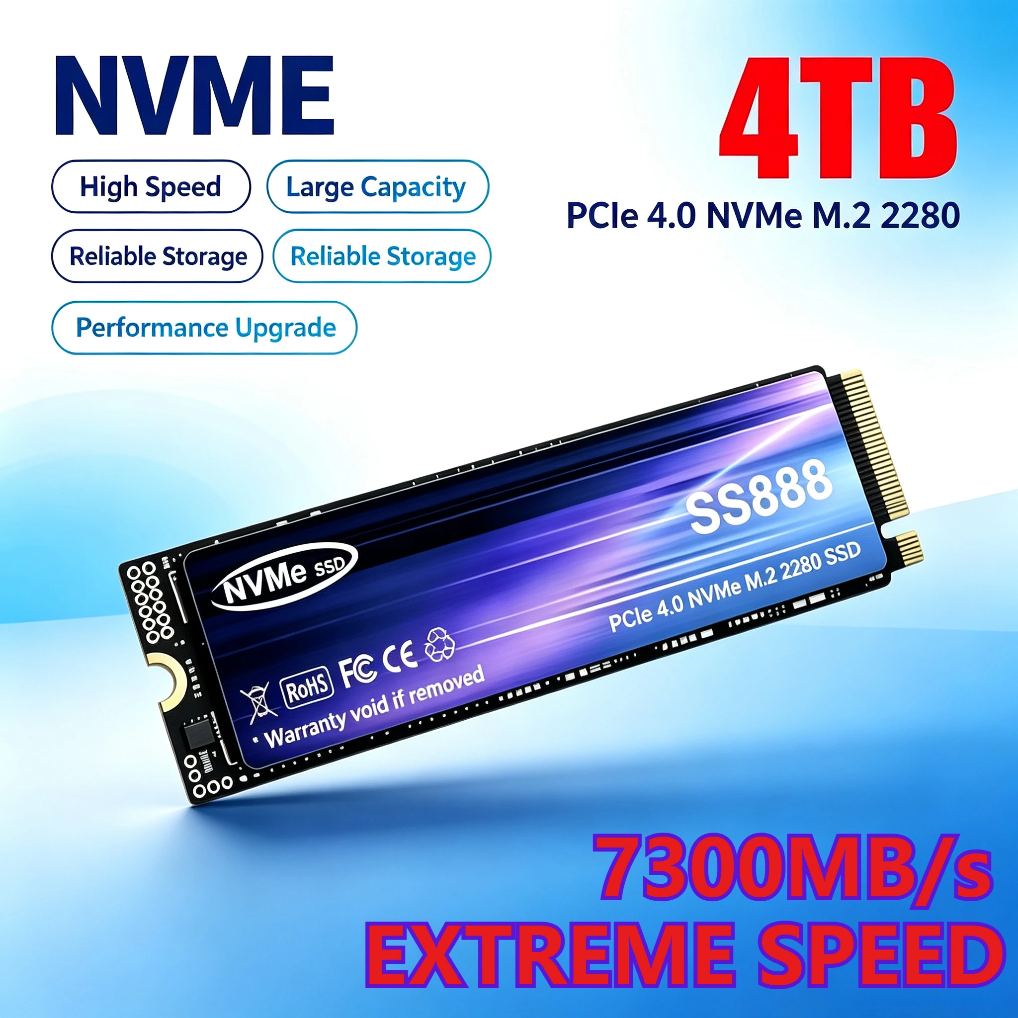New SS888 M.2 SSD Hard Disk 2T - огляд і ціна M.2 Nvme 4Tb Pcie 4.0 Ssd