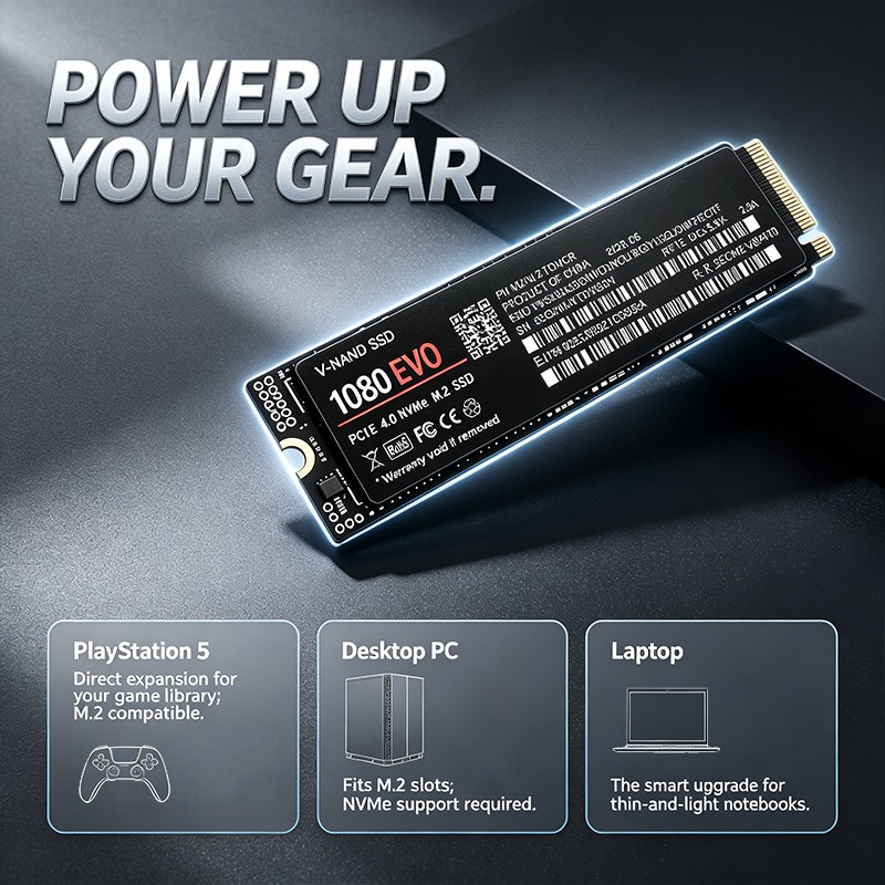 NEW High Performance 1080 EVO  - огляд і ціна M.2 Nvme 4Tb Pcie 4.0 Ssd