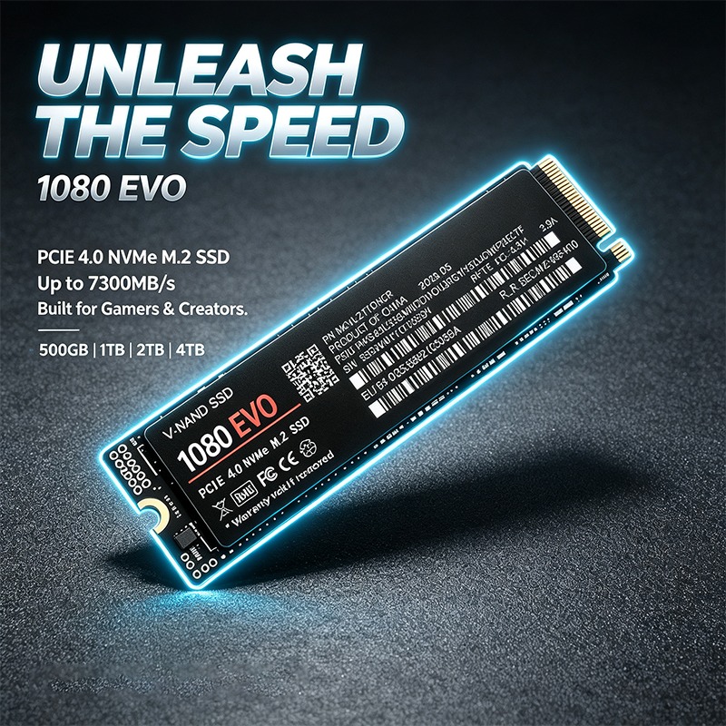 NEW High Performance 1080 EVO  - огляд і ціна M.2 Nvme 4Tb Pcie 4.0 Ssd