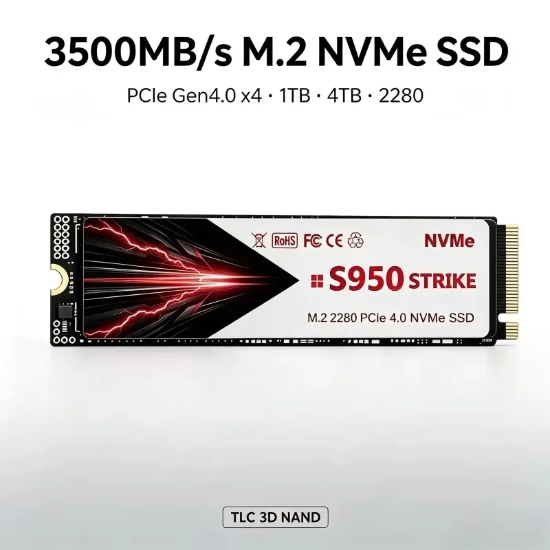 Original S950 500GB/1TB/2TB/4T - огляд і ціна M.2 Nvme 4Tb Pcie 4.0 Ssd