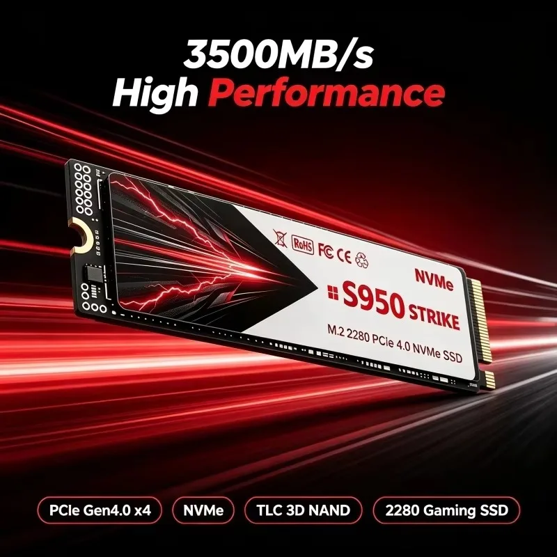 Original S950 500GB/1TB/2TB/4T - огляд і ціна M.2 Nvme 4Tb Pcie 4.0 Ssd