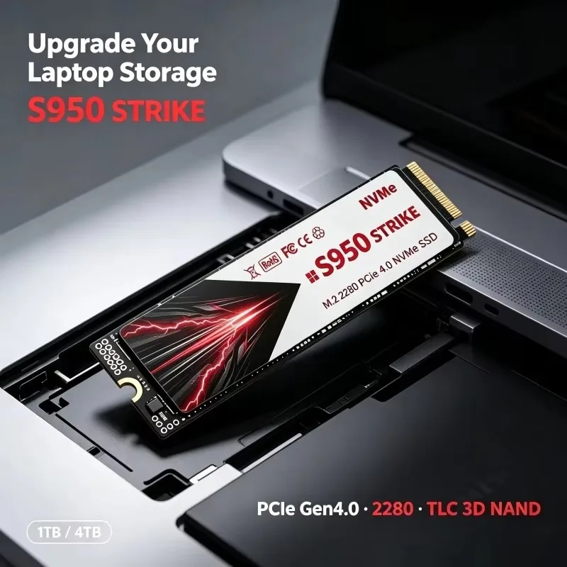 Original S950 500GB/1TB/2TB/4T - огляд і ціна M.2 Nvme 4Tb Pcie 4.0 Ssd