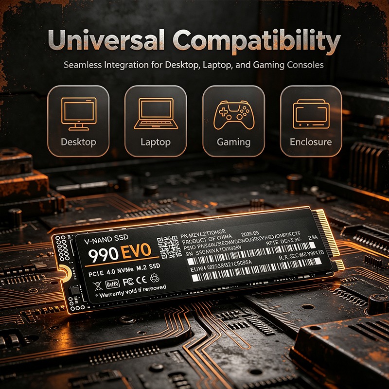 990 EVO M.2 2280 NVMe PCIe 4.0 - огляд і ціна M.2 Nvme 4Tb Pcie 4.0 Ssd
