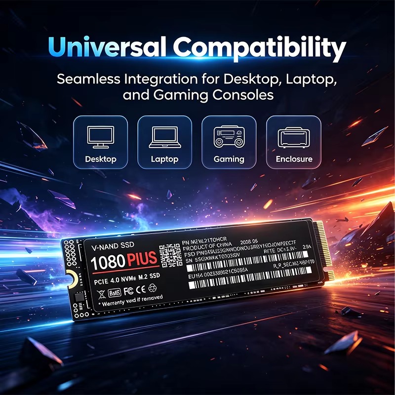 Gaming M.2 NVMe SSD 1080 PLUS  - огляд і ціна M.2 Nvme 4Tb Pcie 4.0 Ssd